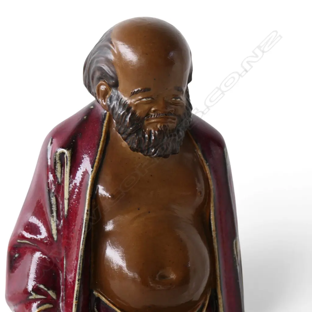 2 ORIENTAL CERAMIC FIGURES H.300mm Image 1++