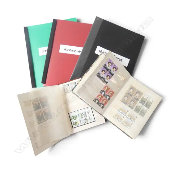 5 STAMP ALBUMS