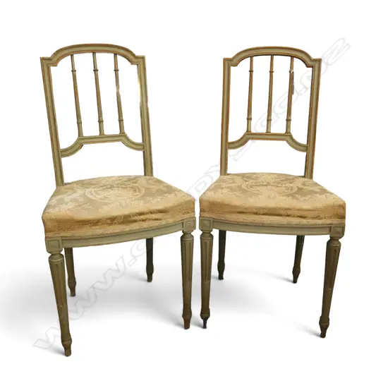 2 FRENCH PARLOUR CHAIRS 