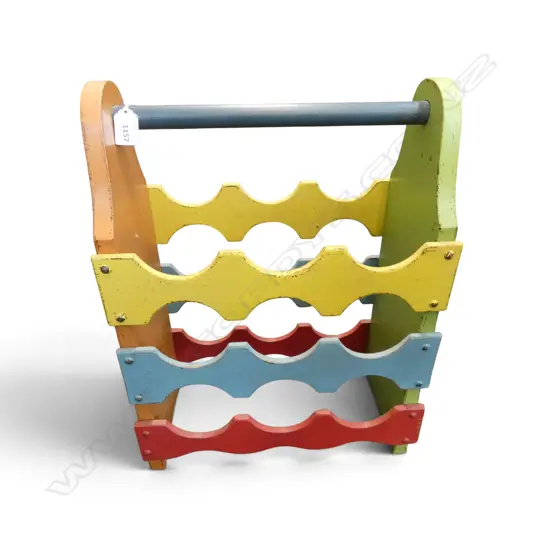 POLYCHROME WINE RACK W.475mm