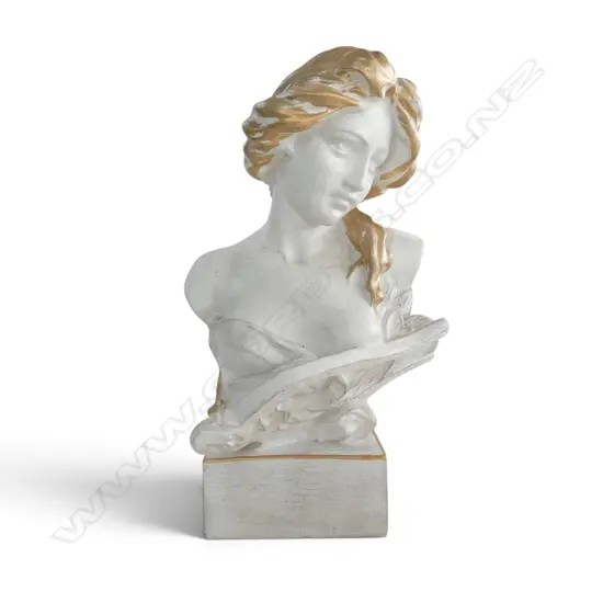 CLASSICAL STYLE RESIN BUST H.450mm