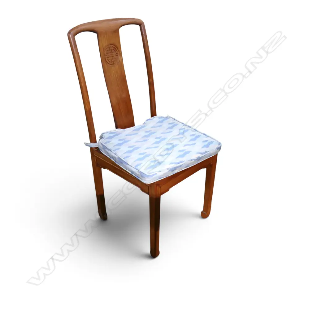 ORIENTAL DINING TABLE & 8 CHAIRS Image 1++