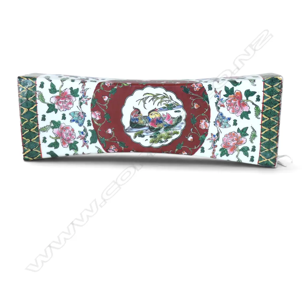 PR CHINESE FAMILLE ROSE HEAD RESTS, L.300mm Image 1++