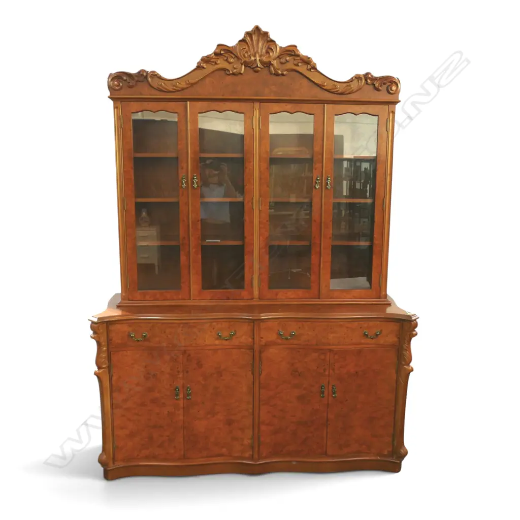 LG 2 PART WALNUT CABINET 1700x600x2340mm Image 1++
