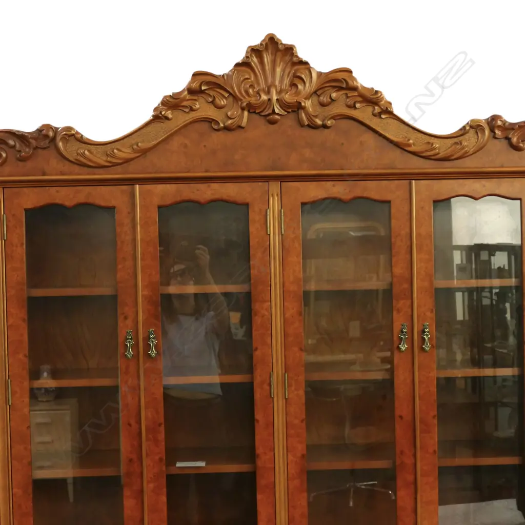 LG 2 PART WALNUT CABINET 1700x600x2340mm Image 1++