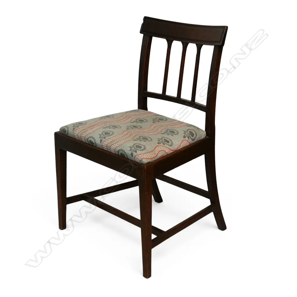 19thC MAHOGANY DINING CHAIR Image 1++