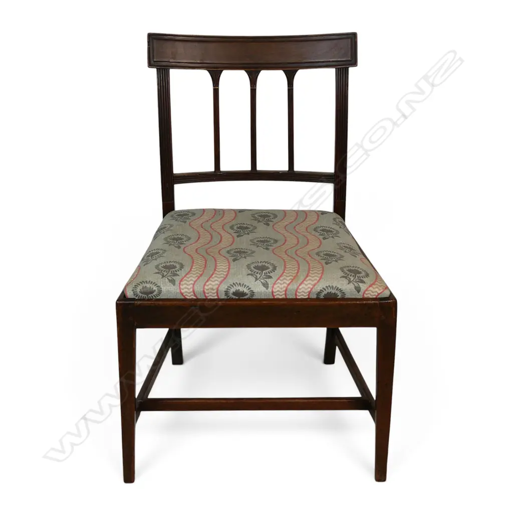 19thC MAHOGANY DINING CHAIR Image 1++