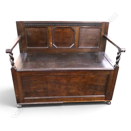 OAK MONK SEAT W.1150mm