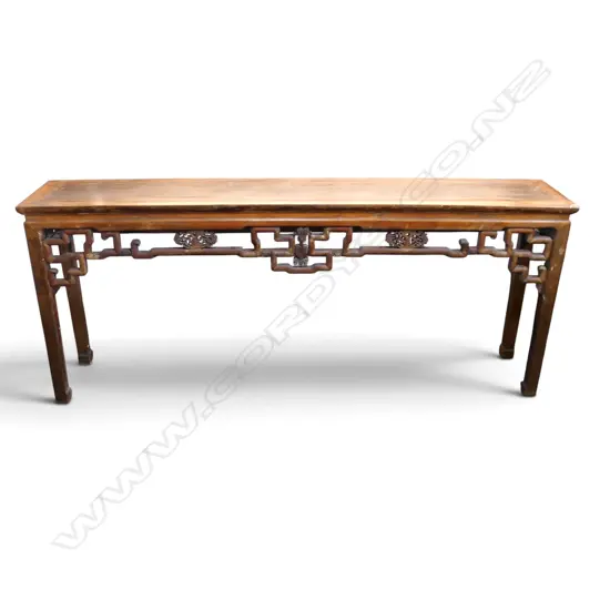 LONG ORIENTAL CONSOLE / HALL TABLE 2180x410x900mm