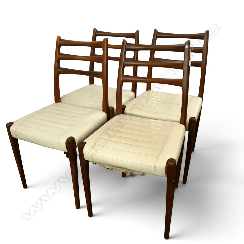 4 RETRO DINING CHAIRS 'FLAIR' Image 1++