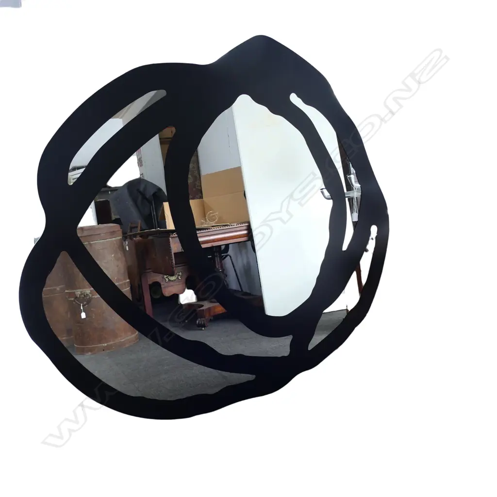 LG SILK SCREEN MIRROR; PAOLA NAVONE FOR GERVASONI EX ECC ($3.2K 2017) 1500x1500mm Image 1++