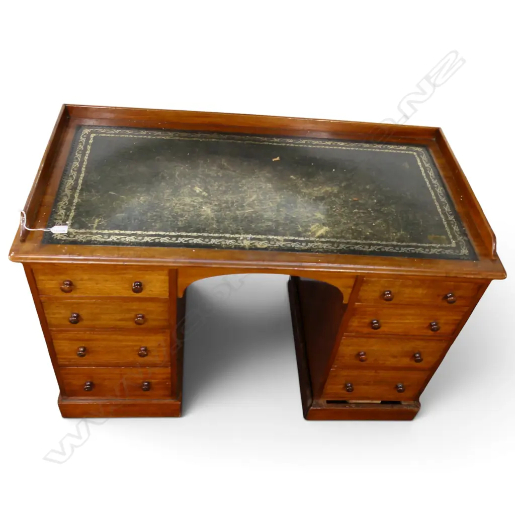 ANTIQUE DESK 1165x600x775mm base boards req. re-attaching. Image 1++