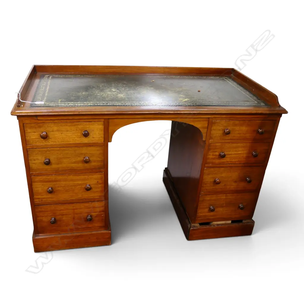 ANTIQUE DESK 1165x600x775mm base boards req. re-attaching. Image 1++