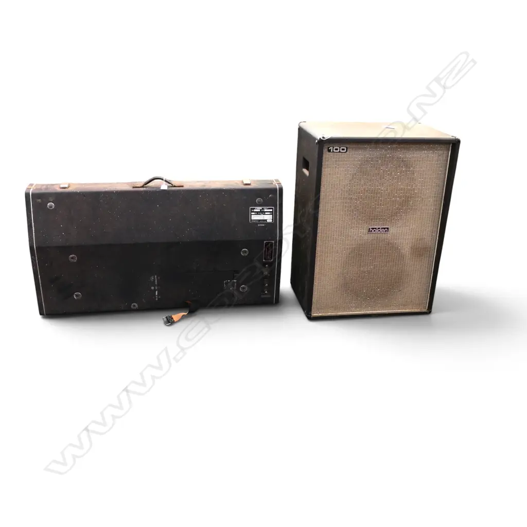 HOLDEN AMP W.570x375x780mm + YAMAHA VC-20 KEYBOARD Image 1++