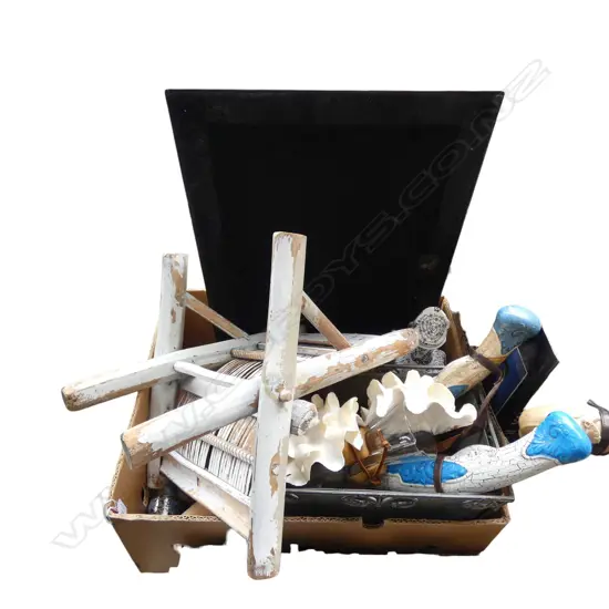 ASST. ITEMS; SHELLS, BOXES ETC