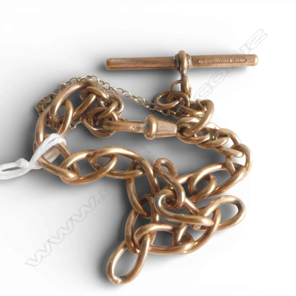 GOLD & ROLLED GOLD CHAIN AND T-BAR Image 1++