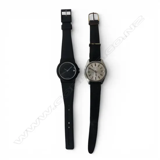 2 WRISTWATCHES; SEIKO & OTHER SWISS MADE