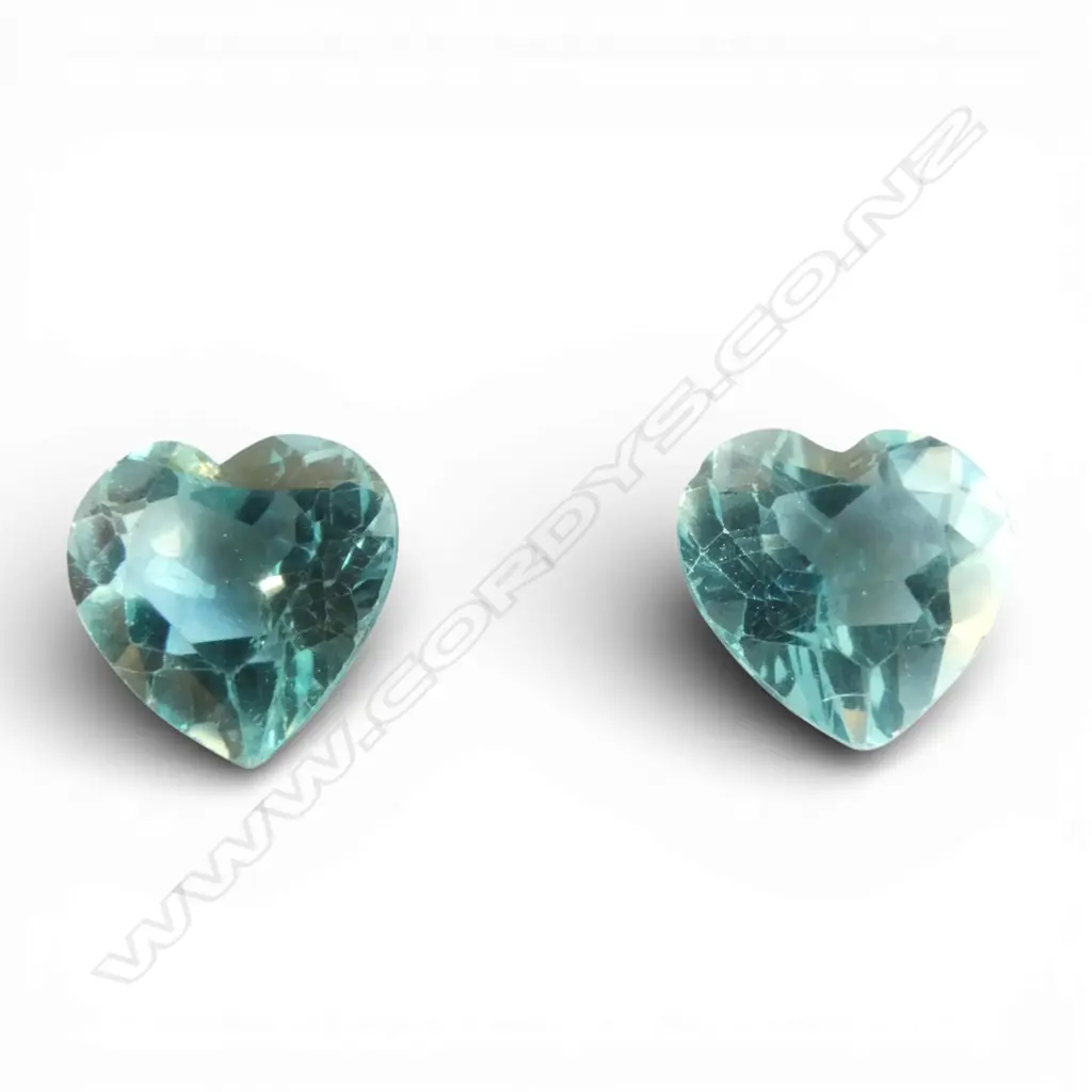 PR HEART CUT BLUE TOPAZ, 10.65ct,  AIG CERT Image 1++