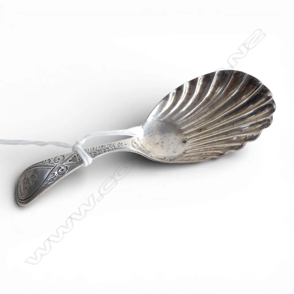 A STG VICTORIAN TEA CADDY SPOON BY ATKIN BROS, SHEFFIELD 1893 17gms Image 1++