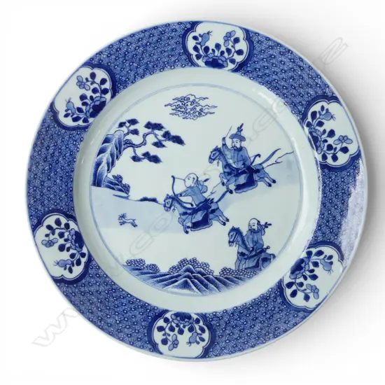 CHINESE B/W PLATE Dia.365mm