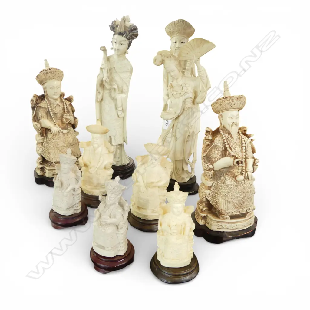 COLLECTION OF ORIENTAL FIGURES  Image 1++