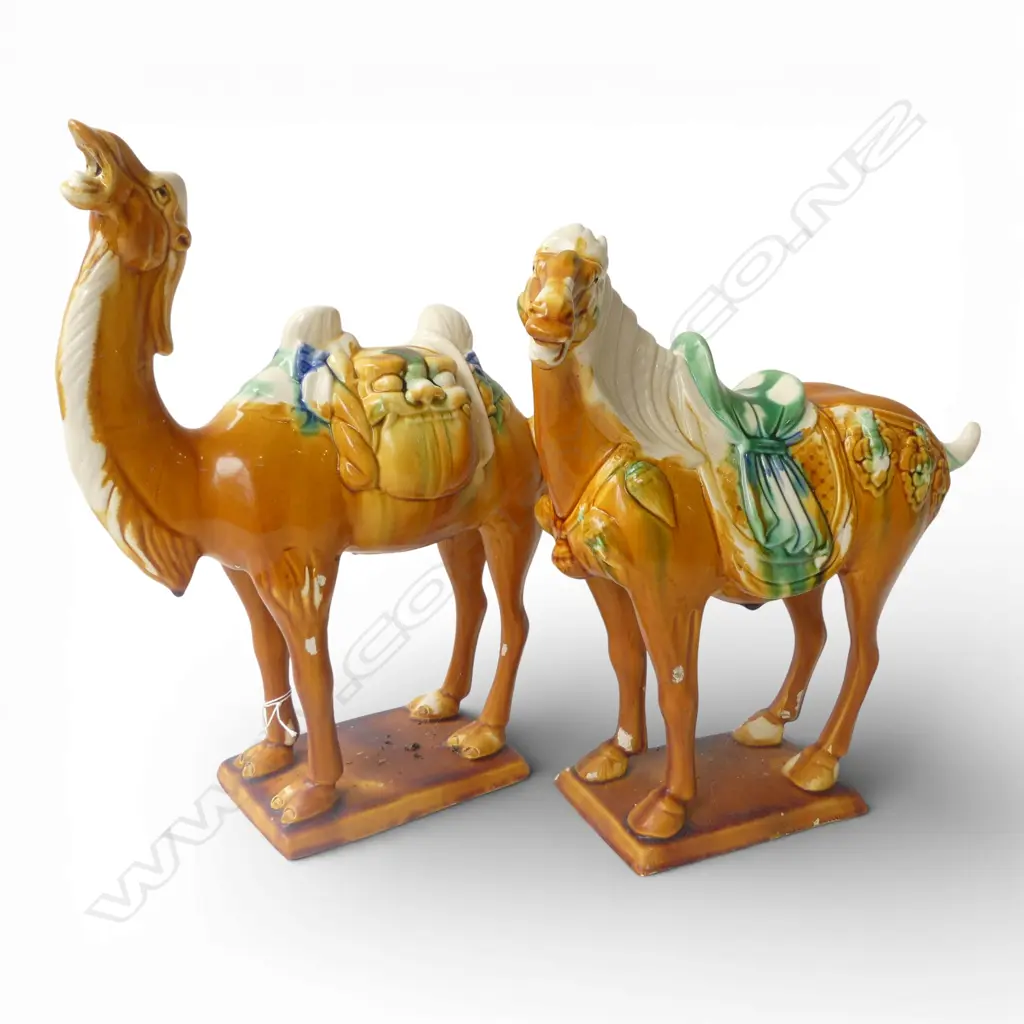 TANG STYLE HORSE + CAMEL sancai glaze ALL FAULTS Image 1++