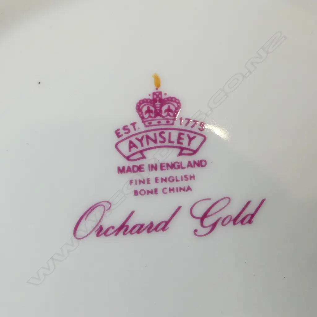 AYNSLEY 'ORCHARD GOLD' TEAPOT W.270mm Image 1++