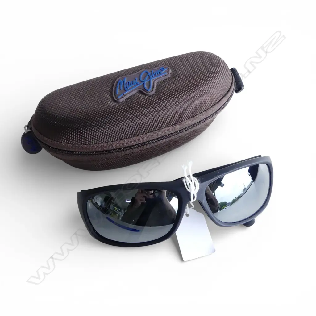PR MAUI JIM IKAIKA SUNGLASSES, MADE IN ITALY, CASED Image 1++