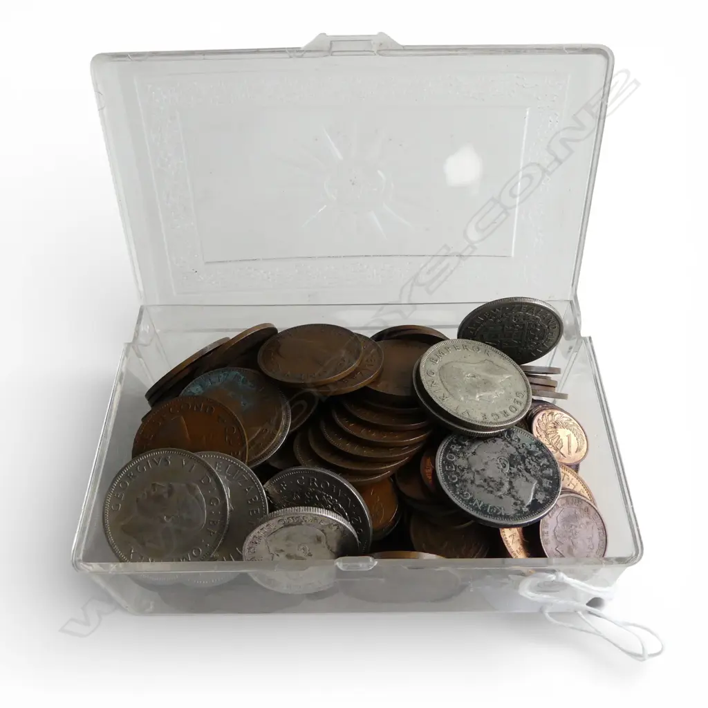 ASST. N.Z. COINS Incl. 1953 .500 FLORIN & 1933, 1934, 1946 + 5 1948+ HALF CROWNS Image 1++