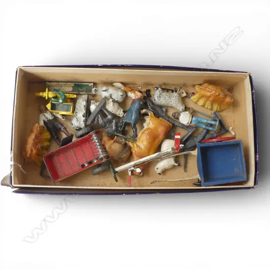 TRAY CAST METAL MINIATURES, FARM ANIMALS ETC