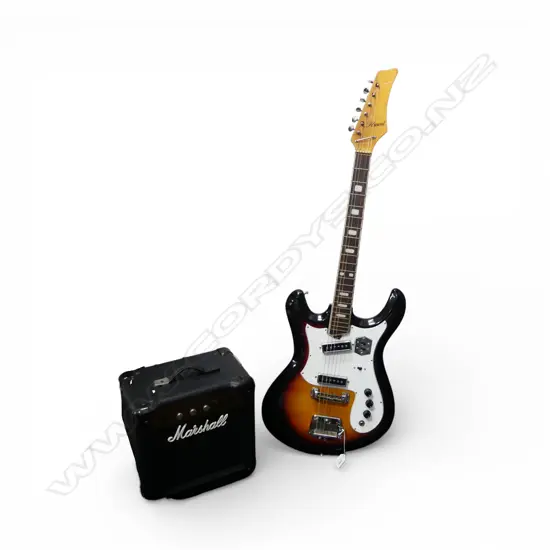 VINTAGE 1960’S KAWAI SEN JAPANESE ELECTRIC GUITAR + MARSHALL AMP [FOR RESTORATION]