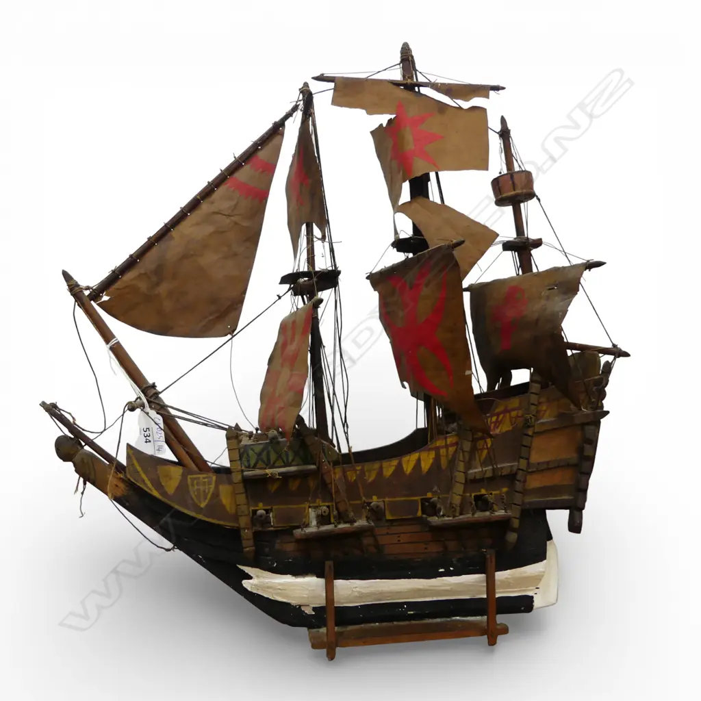MODEL PIRATE SAIL BOAT H.500mm Image 1++