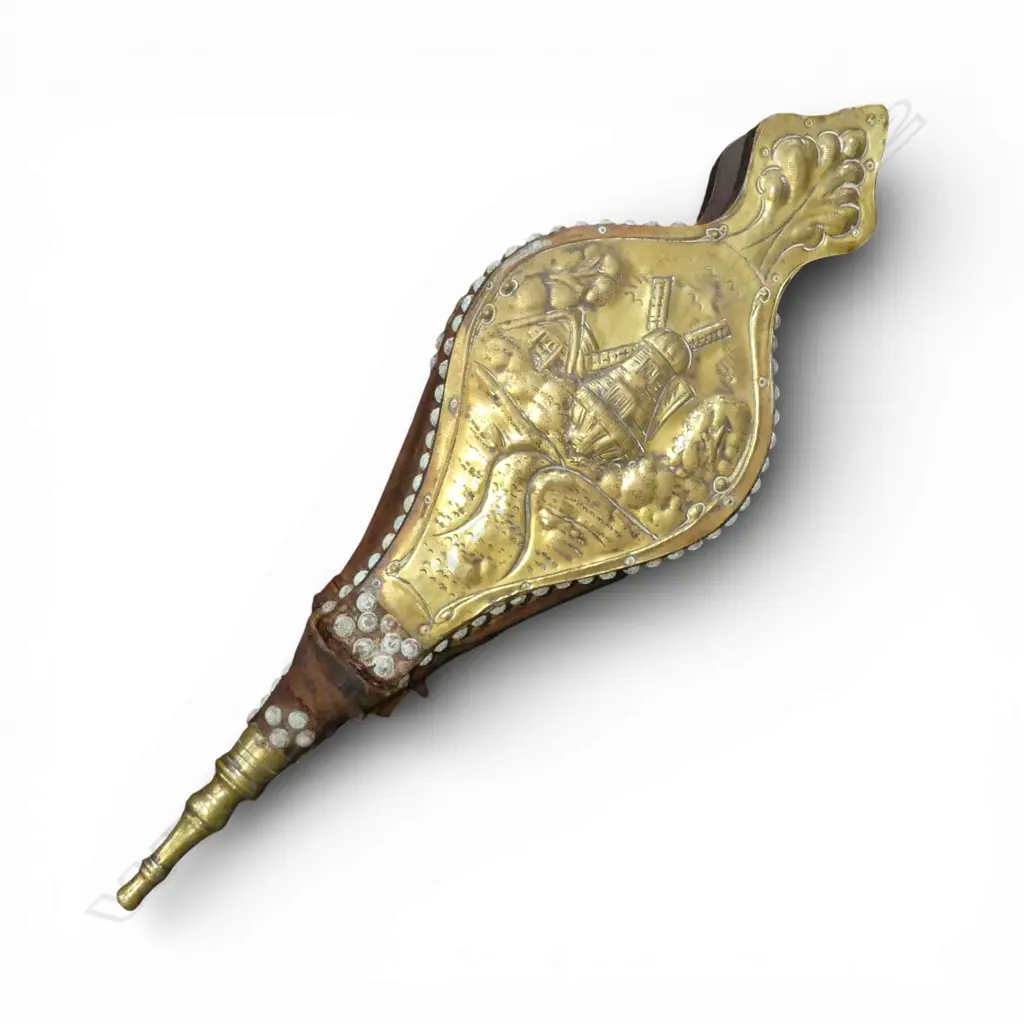 VINTAGE FIRE BELLOWS, FAULTS L.465mm Image 1++