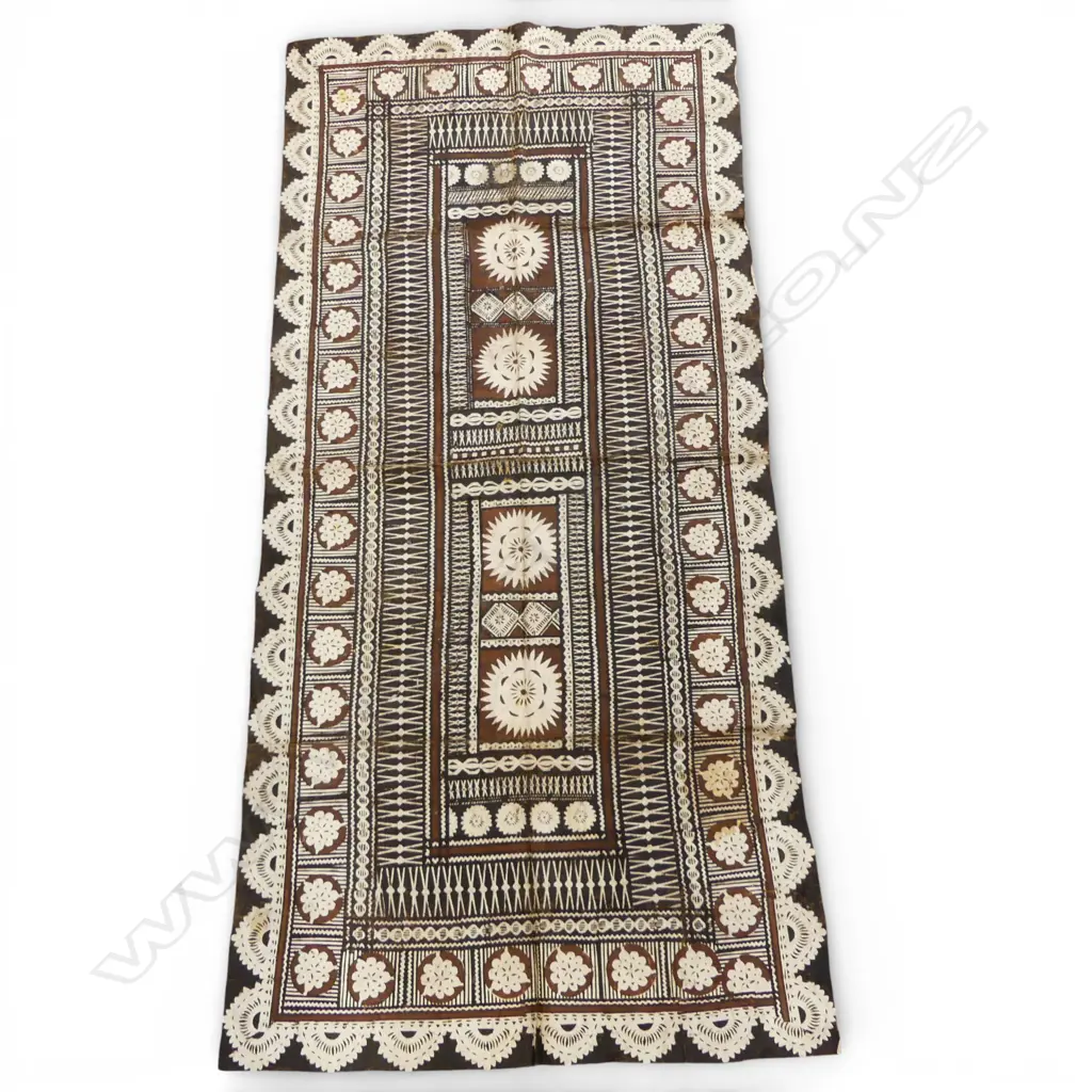 FIJIAN TAPA CLOTH 1980x900mm Image 1++