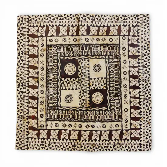 FIJIAN SQUARE TAPA CLOTH 930x920mm
