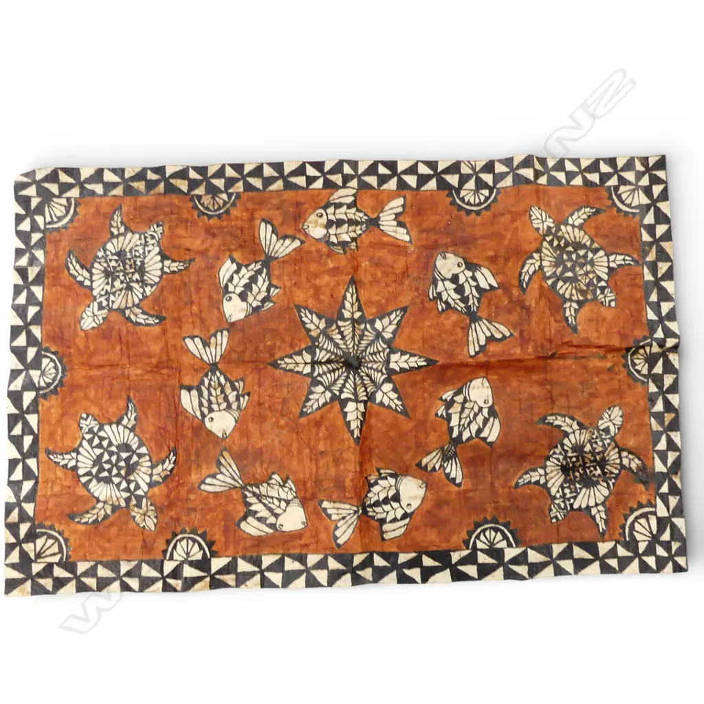 TONGAN TAPA CLOTH 970x1520mm Image 1++