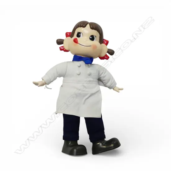 VINTAGE 1960s PEKO-CHAN DOLL, a Japanese cult figure, H.300mm