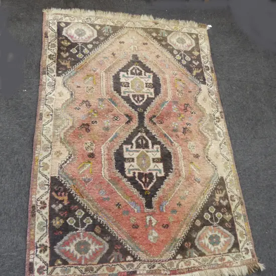 OUSHAK HAND KNOTTED ALL WOOL RUG 1730mm