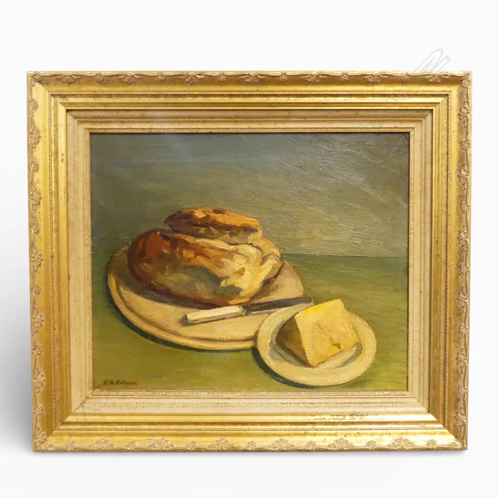G. K PATERSON 'THE COTTAGE LOAF' OIL ON BOARD 345 X 420MM Image 1++