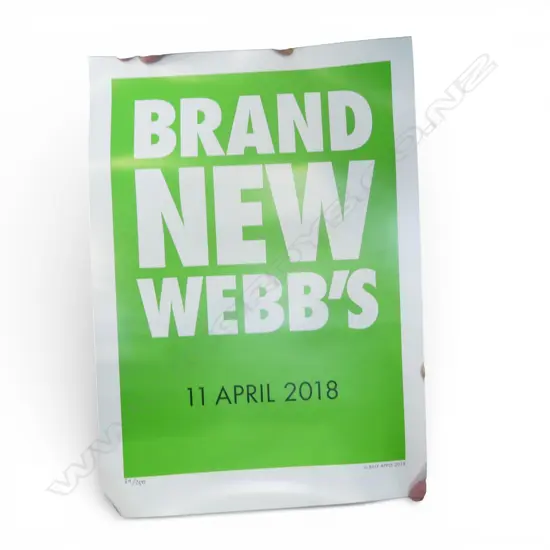 BILLY APPLE BRAND NEW WEBBS 39/250 950 X4200 MM