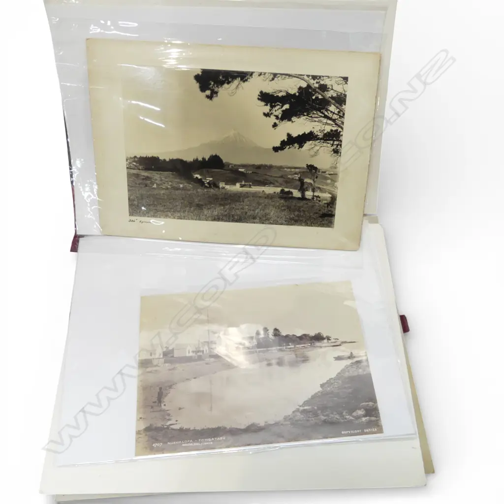 12 LATE 19thC PHOTOGRAPHS INCL. BURTON BROS. TONGA & SAMOA 140x200mm  Image 1++