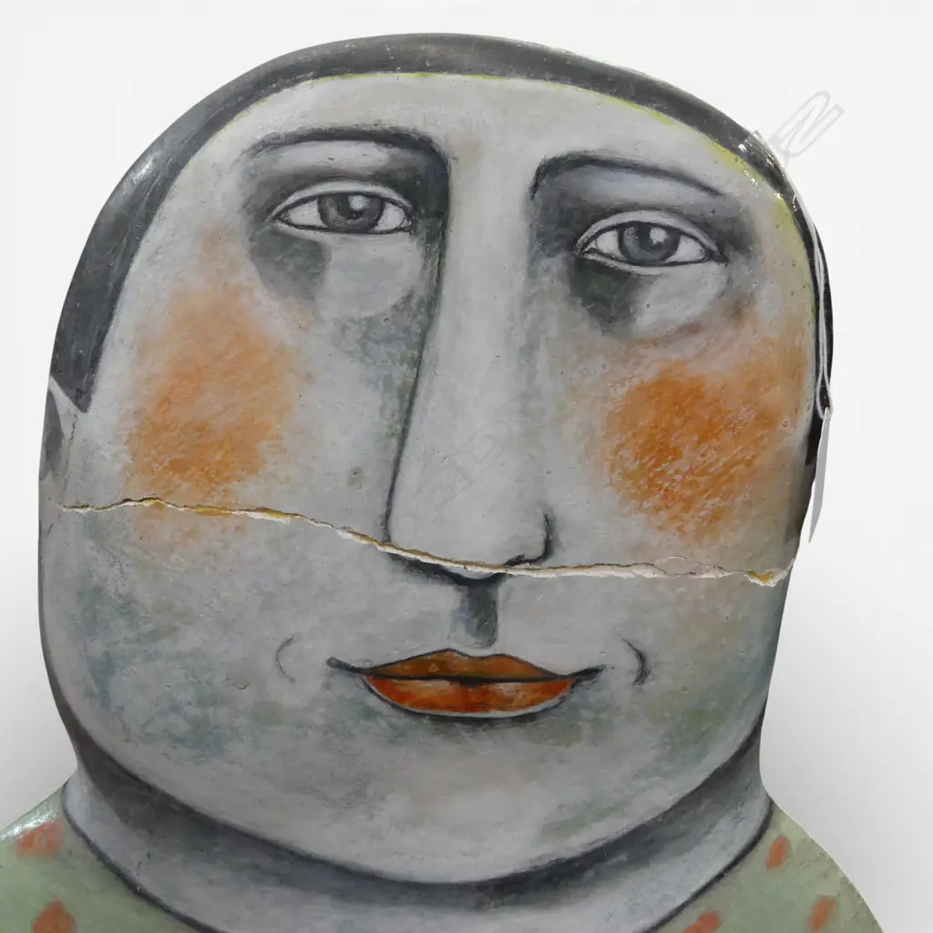 CHRISTINE THACKER STUDIO POTTERY FIGURE H.715mm REPAIRS Image 1++