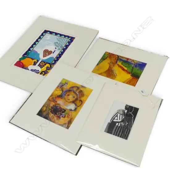 GROUP OF UNFRAMED PRINTS INCL. JANE EVANS (2), PAMELA WOLFE, AND CHARLES BILLICH (2)