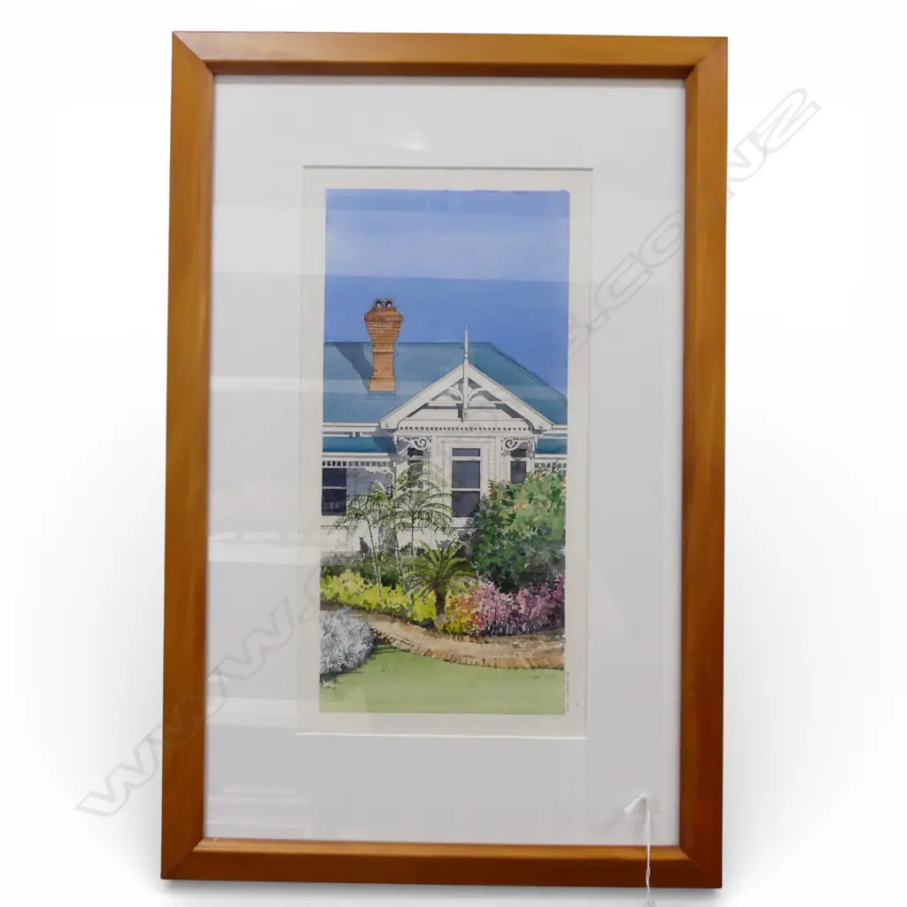 NEIL COLEMAN, VILLA, W/C, SIGNED & DATED '96, 550x770mm Image 1++