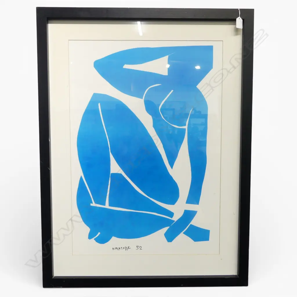 MATISSE 'BLUE NUDE 52' FRAEMD POSTER PRINT 730x510mm Image 1++