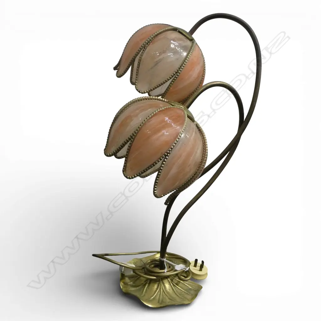 DOUBLE FLOWER TABLE LAMP H.540mm Image 1++