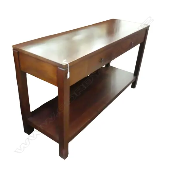MODERN CONSOLE TABLE w. 2 DRAWERS 1400x450x780mm