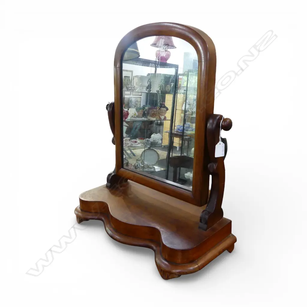 ANTIQUE SWINGBACK MIRROR H.565mm Image 1++
