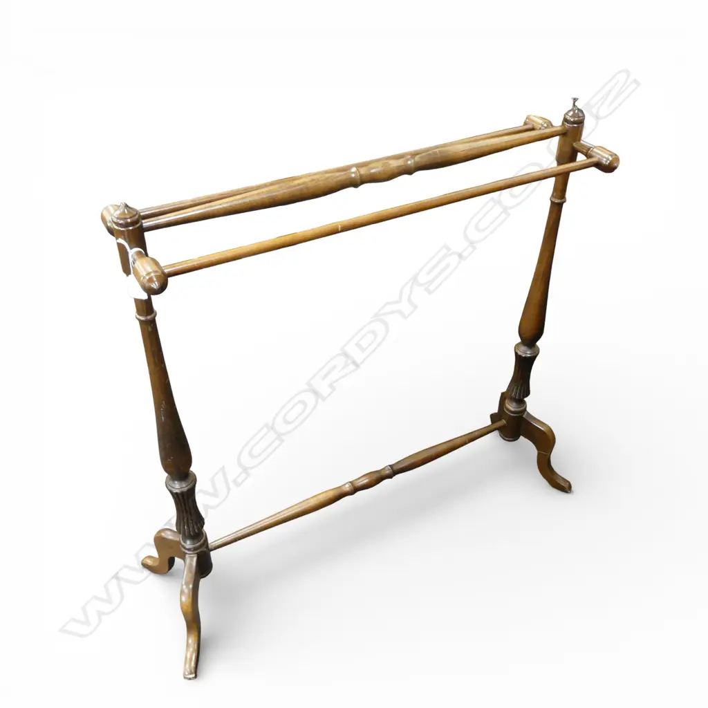 MAHOGANY TOWEL RACK W.970mm Image 1++