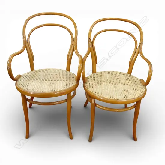 PR BENTWOOD CHAIRS, CANED SEATS